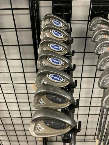 Used Ping I5 4i-pw Stiff Flex Steel Shaft Iron Sets