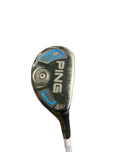 Used Ping G 4 Hybrid Stiff Flex Graphite Shaft Hybrid Clubs