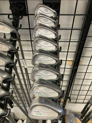 Used Lady Venom 3i-pw Ladies Flex Graphite Shaft Iron Sets