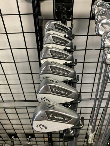 Used Callaway Apex Mb 24 5i-pw Extra Stiff Flex Steel Shaft Iron Sets