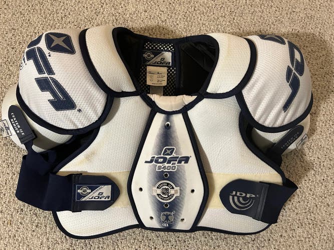 Used Large Senior Jofa 9400 Shoulder Pads Pro Stock Very Good