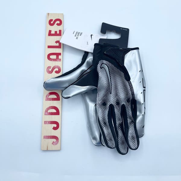 Nike Vapor Jet 7.0 Football Gloves Silver Black DR5111-063 Men's