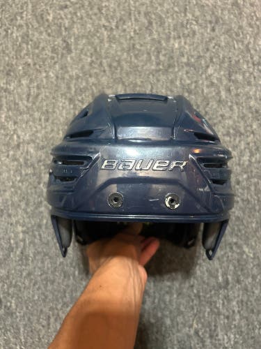 BAUER RE-AKT 150 DARK BLUE HELMET GREAT CONDITION