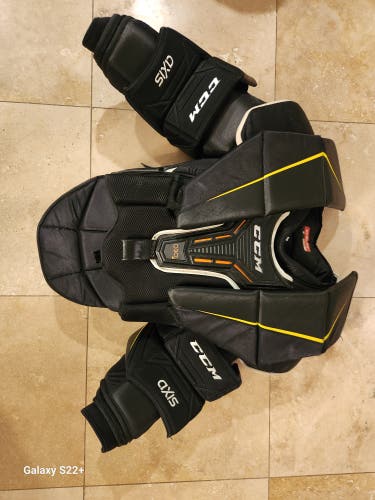 Used Large CCM Axis pro Goalie Chest Protector Pro Stock