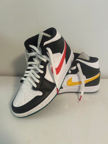 Women’s Air Jordan 1 Red & Yellow Alternate Swoosh