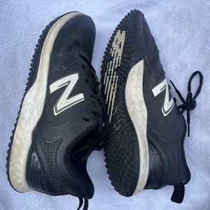 Black Used Size 11 (Women's 12) Adult Men's New Balance Low Top Turf Cleats