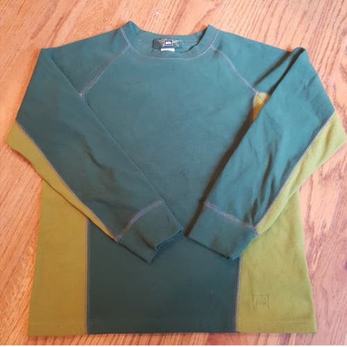 Green REI Fleece Pullover Size Boys 8