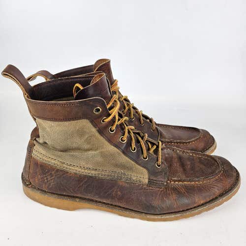 Red Wing Heritage 3335 Weekender Canvas Leather Moc Toe Boot Men's Size: 12 D