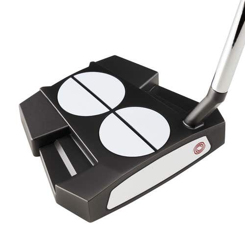 ODYSSEY ELEVEN 2-BALL TOUR LINED SLANT PUTTER 35 IN STROKE LAB 3GEN RED