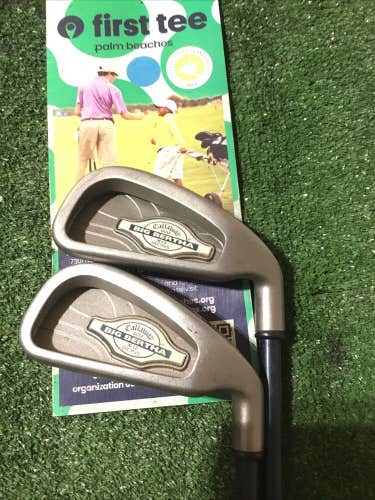 Callaway Big Bertha X-12 Irons Set (3 & 4 Irons) Regular RCH 99 Series Graphite