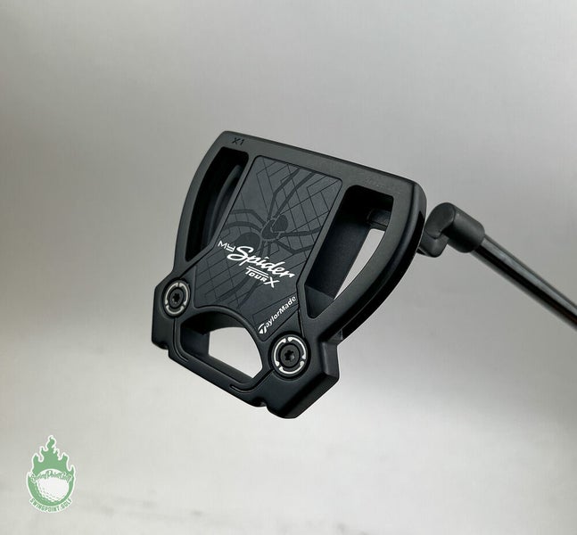 Used Right Handed TaylorMade My Spider Tour X 35" Putter Black Steel Golf Club