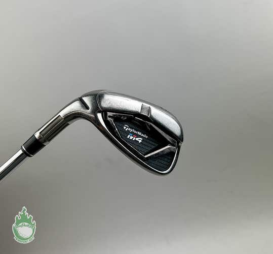 Used Left Handed TaylorMade M4 Pitching Wedge KBS MAX 85g Stiff Flex Steel Golf