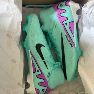 Green New Women's Nike Detachable Cleats Zoom superfly 9 elite fg Cleats