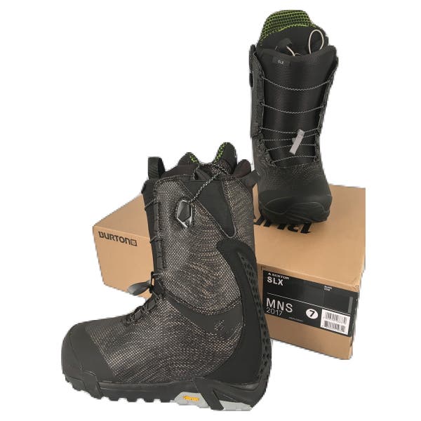 BRAND NEW $600 Burton SLX Snowboard Boots! Black Size 7 2017