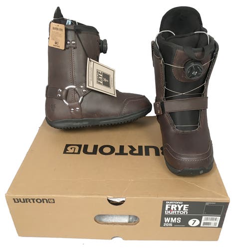 NEW $500 Burton Burton X Frye Snowboard Boots! US 7  Boa Closure  Dryride Lining