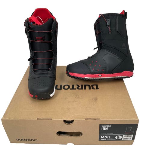 NEW! $480 Burton Ion Snowboard Boots!  8.5  Black  **NO LINERS**   **OUTER BOOT ONLY**