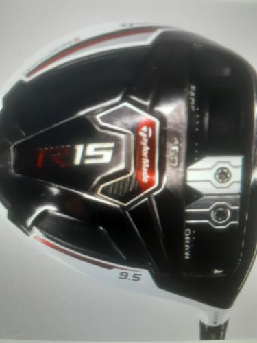 Used Men's TaylorMade R15 Right Handed Driver Stiff Flex 9.5 Loft