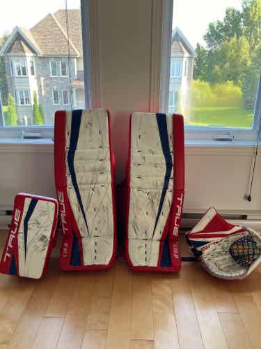 Used  True Regular Pro Stock L12.2 Goalie Full Set