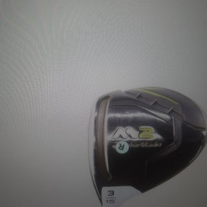 Used Men's 2019 TaylorMade M2 Left Hand Fairway Wood Regular Flex 3 Wood