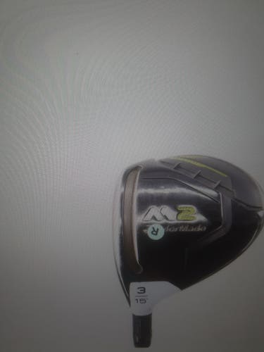 Used Men's 2019 TaylorMade M2 Left Hand Fairway Wood Regular Flex 3 Wood