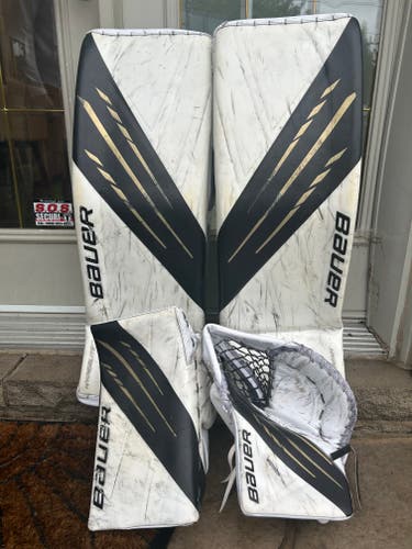 Used 34" Bauer Hyperlite Regular Goalie Full Set Pro Stock