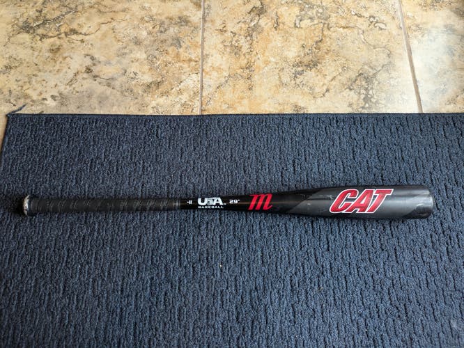 Used 2022 Marucci CAT USABat Certified Bat (-11) Alloy 18 oz 29"