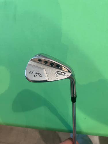 Used Men's Callaway Jaws Full Toe Wedge Right Handed Wedge Flex 60 Degree Steel Shaft