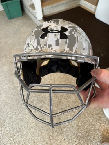 Batting helmet with Cage