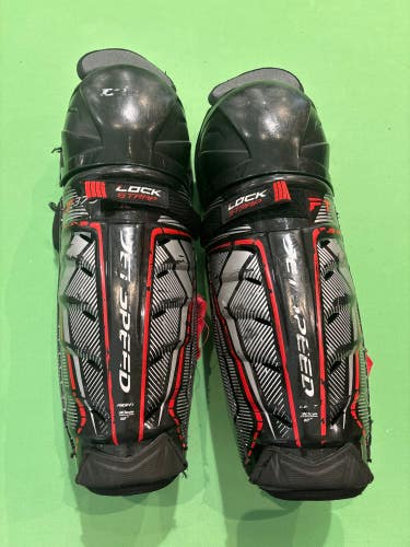 Used Junior CCM JetSpeed FT370 Shin Pads 12"