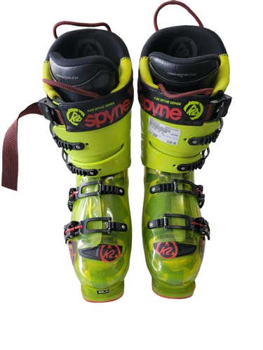 Used K2 Spyne 130 Hv 285 Mp - M10.5 - W11.5 Men's Downhill Ski Boots