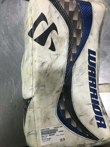 Used Warrior Swagger Full Right Goalie Blockers