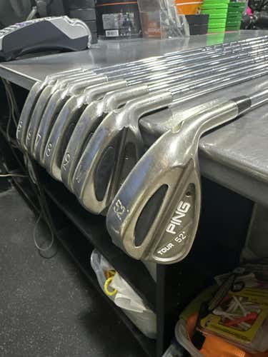 Used Ping S59 5i-gw Aw Stiff Flex Steel Shaft Iron Sets