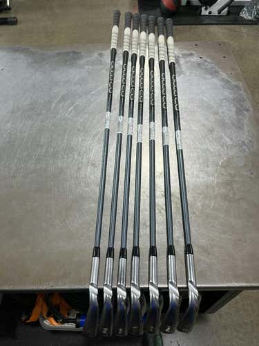 Used Ping I525 Green Dot 4i-pw Stiff Flex Graphite Shaft Iron Sets