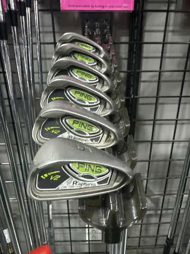 Used Ping Rapture V2 Blue Dot 5i-pw Regular Flex Steel Shaft Iron Sets