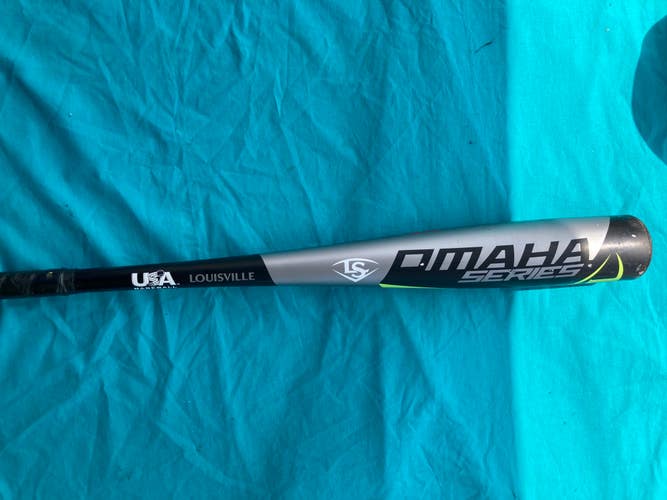 Used Louisville Slugger Omaha Bat USABat Certified (-10) Alloy 21 oz 31"