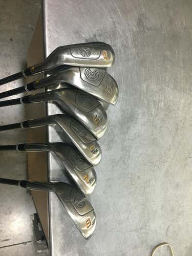 Used Cleveland Hibore 5i-pw Regular Flex Graphite Shaft Iron Sets