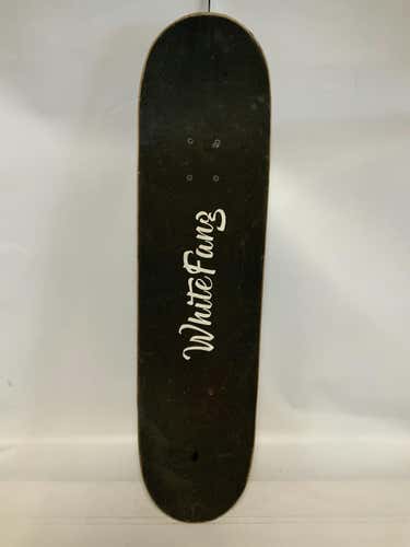 Used White Fangs 8" Complete Skateboards