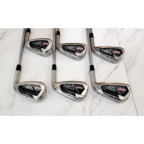 Callaway RAZR Tour Iron Set (1/2" Shorter) Stiff Flex Shafts