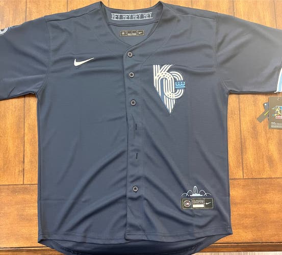 NWT MLB Kansas City Royals City Connect Jersey-Adult Medium