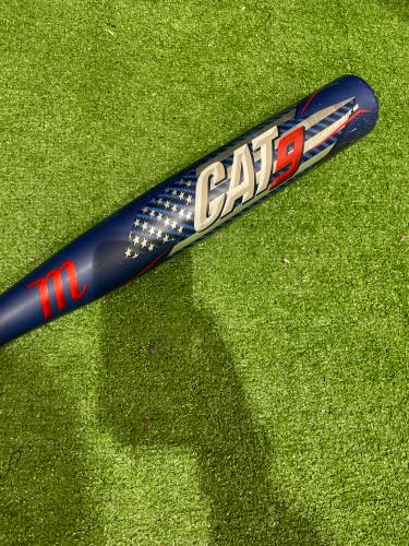 Used 2021 Marucci CAT9 Composite Bat BBCOR Certified (-3) 30 oz 33"