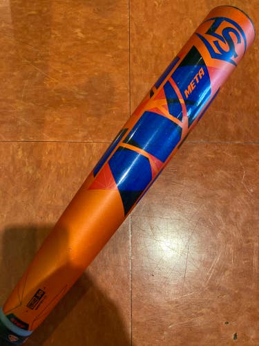 Used 2022 Louisville Slugger Meta Bat BBCOR Certified (-3) Composite 29 oz 32"