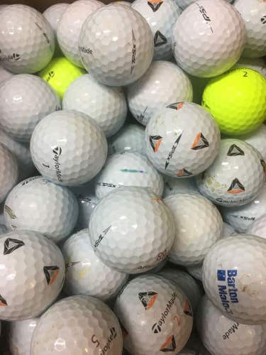 TaylorMade TP5/ TP5x   4 Dozen Value AA Used Golf Balls Yellow and Pix included