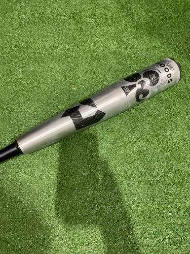 Used 2022 DeMarini The Goods Bat BBCOR Certified (-3) Hybrid 29 oz 32"