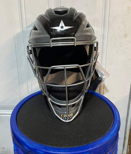 New  All Star MVP2500 Catcher's Mask Black/Graphite