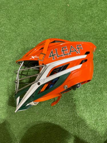 Orange Used Adult Goalie Cascade XRS Helmet