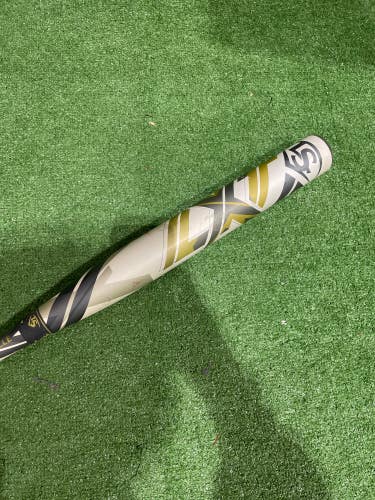 White Used 2021 Louisville Slugger LXT Bat (-10) Composite 23 oz 33"