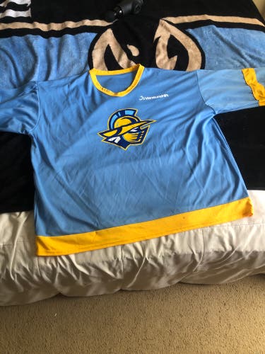 Blue Atlanta Gladiators/Boston Bruins Promo Used XXL Jersey