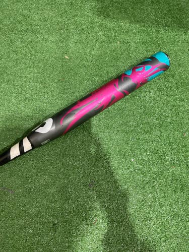 Gray Used 2017 DeMarini CF INSANE Bat (-10) Composite 24 oz 34"