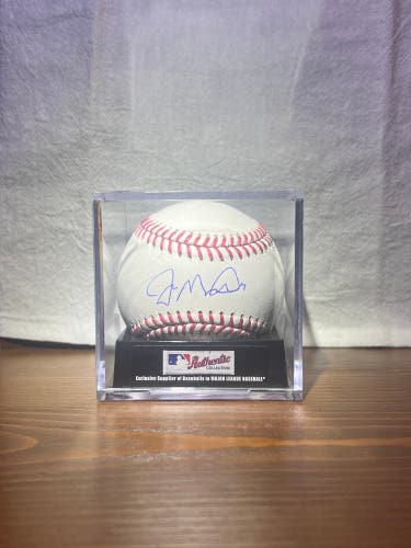 Signed Joe Montana MLB Baseball with COA.