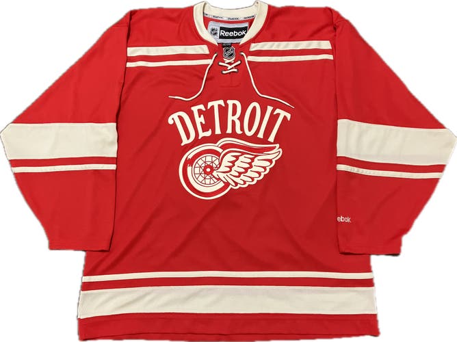 Detroit Red Wings 2014 Winter Classic Blank Reebok NHL Hockey Jersey Size 2XL